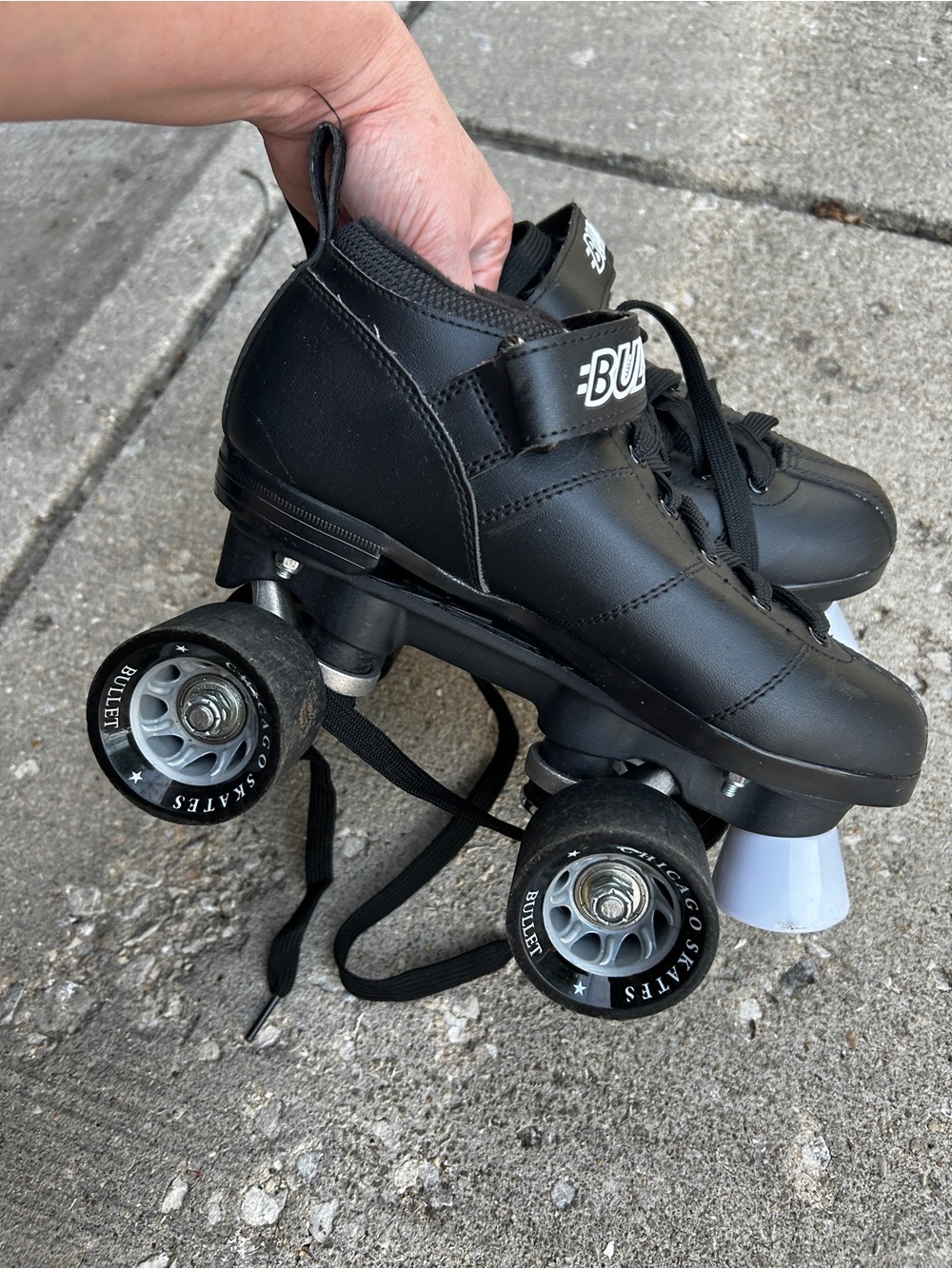 Chicago Skates Bullet Black Low-Cut Roller Skates Men’s 4 - Picture 15 of 16